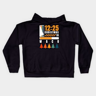 waco christmas Kids Hoodie